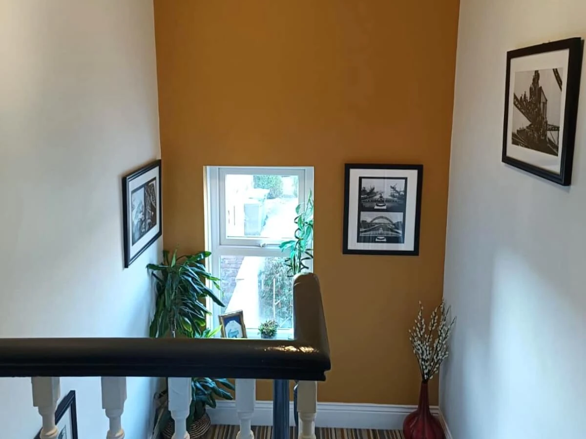 Hallway walls painted in Newcastle by Tulip Decor