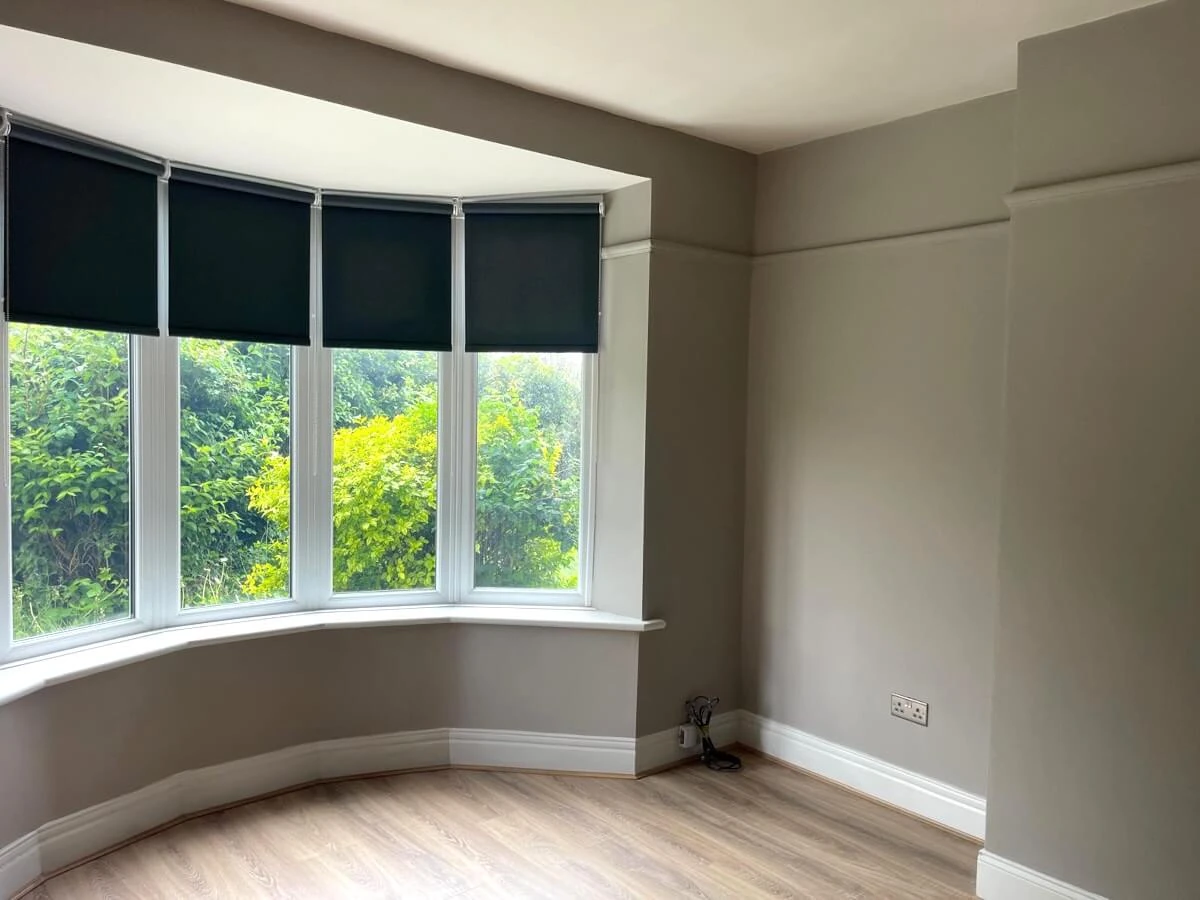 Living room ceiling and walls painted grey in Newcastle by Tulip Decor
