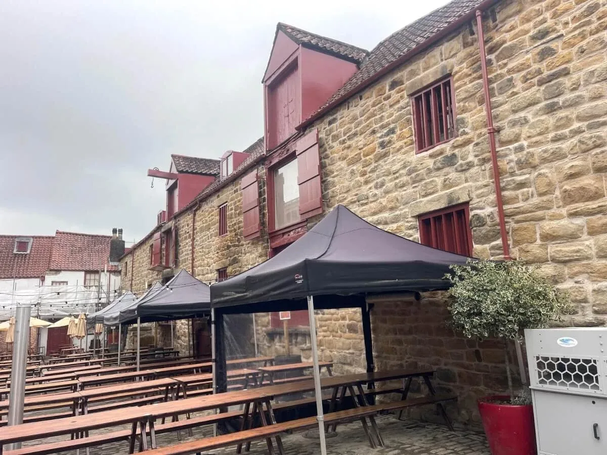 newcastle wetherspoons pub exterior painted tulip decor